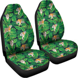 Tropical Tiger Pattern Print Universal Fit Car Seat Covers 102422