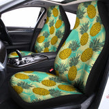 Tropical Vintage Pineapple Pattern Print Universal Fit Car Seat Covers 102422