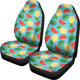 Tropical Watermelon And Pineapple Print Universal Fit Car Seat Covers 102422