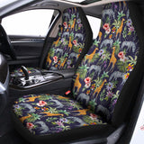 Tropical Zebra Giraffe Pattern Print Universal Fit Car Seat Covers 102422