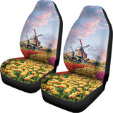 Tulip Field Print Universal Fit Car Seat Covers 102422