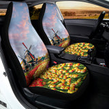 Tulip Field Print Universal Fit Car Seat Covers 102422