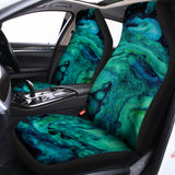 Turquoise Acid Melt Print Universal Fit Car Seat Covers 102422