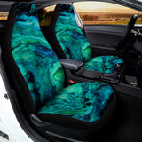 Turquoise Acid Melt Print Universal Fit Car Seat Covers 102422