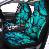 Turquoise Butterfly Pattern Print Universal Fit Car Seat Covers 102422