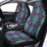 Turquoise Hamsa Pattern Print Universal Fit Car Seat Covers 102422