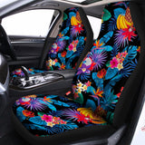 Turquoise Hawaiian Fruits Pattern Print Universal Fit Car Seat Covers 102422