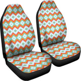 Turquoise Native American Pattern Print Universal Fit Car Seat Covers 102422