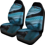 Turquoise Snake Print Universal Fit Car Seat Covers 102422