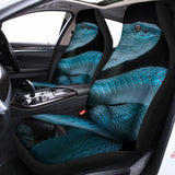 Turquoise Snake Print Universal Fit Car Seat Covers 102422