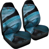 Turquoise Snake Print Universal Fit Car Seat Covers 102422