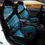 Turquoise Snake Print Universal Fit Car Seat Covers 102422