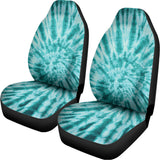 Turquoise Tie Dye Print Universal Fit Car Seat Covers 102422