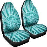 Turquoise Tie Dye Print Universal Fit Car Seat Covers 102422