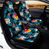 Turquoise Tropical Hawaii Pattern Print Universal Fit Car Seat Covers 102422