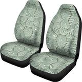 Turtle Shell Pattern Print Universal Fit Car Seat Covers 102422