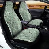 Turtle Shell Pattern Print Universal Fit Car Seat Covers 102422