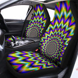 Twinkle Psychedelic Optical Illusion Universal Fit Car Seat Covers 102422