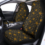 Tyrannosaurus Dino Fossil Pattern Print Universal Fit Car Seat Covers 102422