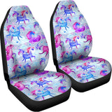 Unicorn Paradise Pattern Print Universal Fit Car Seat Covers 102422