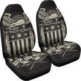 United We Stand American Flag Print Universal Fit Car Seat Covers 102422