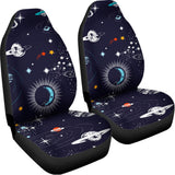 Universe Galaxy Outer Space Print Universal Fit Car Seat Covers 102422