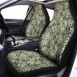 US Dollar Print Universal Fit Car Seat Covers 102422
