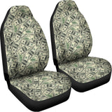 US Dollar Print Universal Fit Car Seat Covers 102422