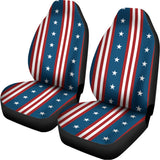 USA Independence Day Pattern Print Universal Fit Car Seat Covers 102422