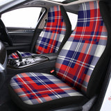 USA Plaid Pattern Print Universal Fit Car Seat Covers 102422