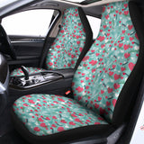 Valentine's Day Heart And Flower Print Universal Fit Car Seat Covers 102422