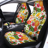 Vegan Fruits And Vegetables Print Universal Fit Car Seat Covers 102422