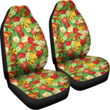 Vegan Pattern Print Universal Fit Car Seat Covers 102422