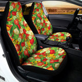 Vegan Pattern Print Universal Fit Car Seat Covers 102422