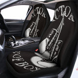 Victory King Of Boxing Print Universal Fit Car Seat Covers 102422