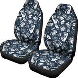 Video Game Devices Pattern Print Universal Fit Car Seat Covers 102422