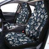 Video Game Devices Pattern Print Universal Fit Car Seat Covers 102422