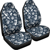 Video Game Devices Pattern Print Universal Fit Car Seat Covers 102422