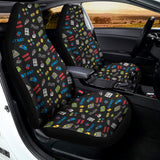 Video Game Gadgets Pattern Print Universal Fit Car Seat Covers 102422