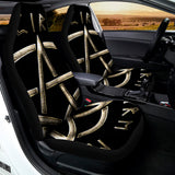 Viking Nordic Runes Pentagram Print Universal Fit Car Seat Covers 102422