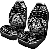 Viking Triple Horn Of Odin Print Universal Fit Car Seat Covers 102422