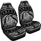 Viking Triple Horn Of Odin Print Universal Fit Car Seat Covers 102422