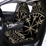 Viking Vegvisir Print Universal Fit Car Seat Covers 102422