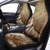 Vintage Alaskan Malamute Print Universal Fit Car Seat Covers 102422