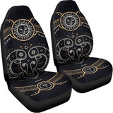 Vintage Aries Zodiac Sign Print Universal Fit Car Seat Covers 102422