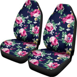 Vintage Blossom Floral Pattern Print Universal Fit Car Seat Covers 102422