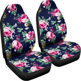 Vintage Blossom Floral Pattern Print Universal Fit Car Seat Covers 102422