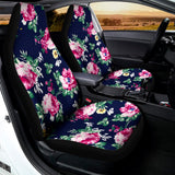 Vintage Blossom Floral Pattern Print Universal Fit Car Seat Covers 102422