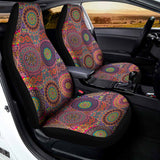 Vintage Bohemian Floral Mandala Print Universal Fit Car Seat Covers 102422