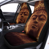 Vintage Buddha Statue Print Universal Fit Car Seat Covers 102422
